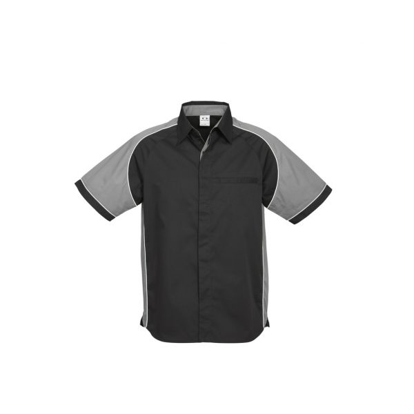 Biz Collection S10112 Mens Nitro S/S Shirt - Image 4