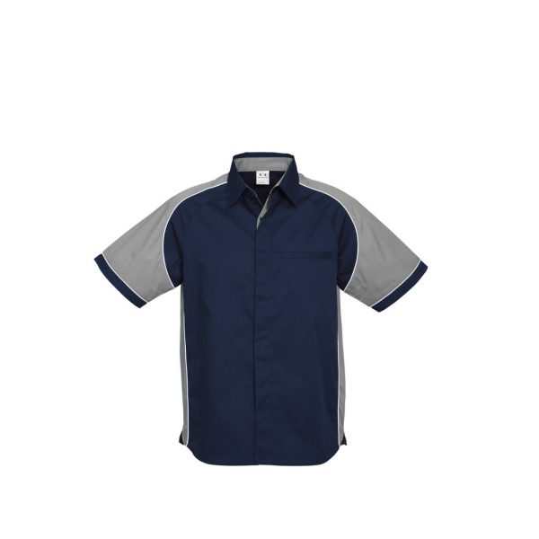 Biz Collection S10112 Mens Nitro S/S Shirt - Image 8