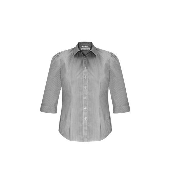 Biz Collection S812LT Euro Ladies 3/4 Sleeve Shirt - Image 2