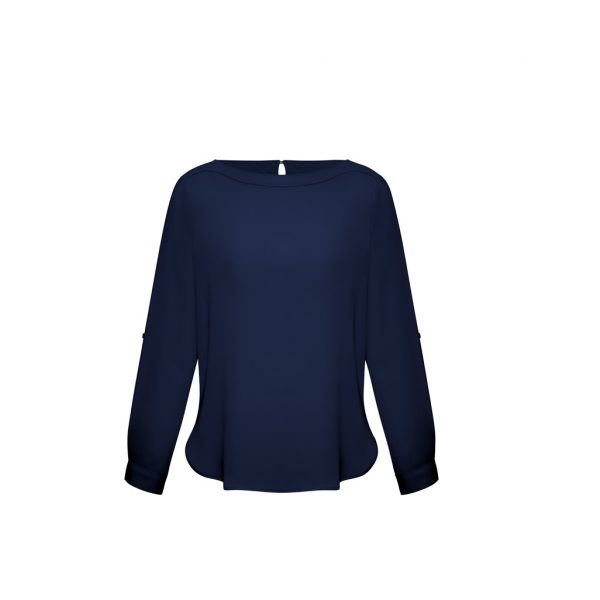 Biz Collection S828LL Womens Madison Boatneck Top - Image 5