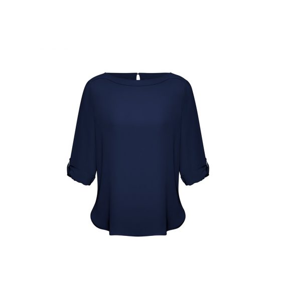 Biz Collection S828LL Womens Madison Boatneck Top - Image 6
