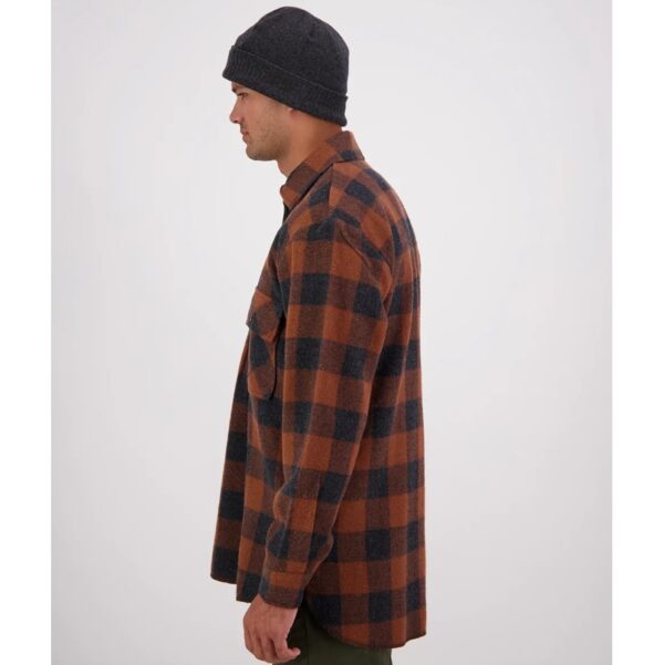 Swanndri SSD0107 Men's Ranger Wool Zip Front Bushshirt - Image 10
