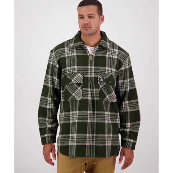 Swanndri SSD0107 Men's Ranger Wool Zip Front Bushshirt - Image 18