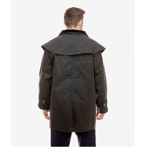Swanndri SW194024M Baxter Oilskin Short Coat - Image 5