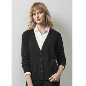 Biz Care LC8008 Ladies Woolmix Knit Cardigan