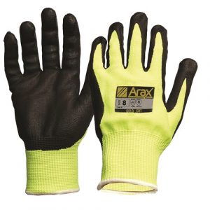 Pro Choice AFYN Araxa® Gold Nitrile Sand Dip On HiVis Yellow Liner