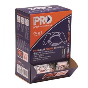 Pro Choice EPOC Probullet Disposable Earplugs Corded