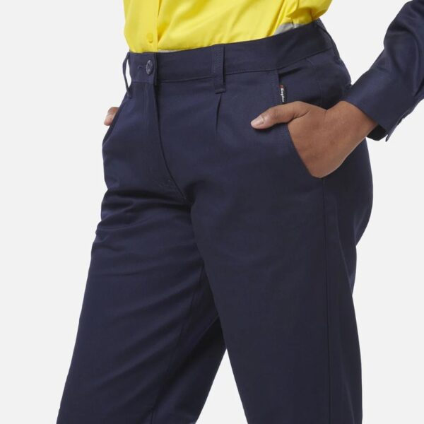 KingGee K43535 Ladies Drill Reflective Pants - Image 3