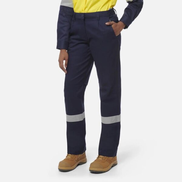 KingGee K43535 Ladies Drill Reflective Pants - Image 2