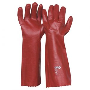 Pro Choice PVC45 45cm Red PVC Gloves 