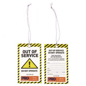 Pro Choice STC12575 Safety Tag 125mm x 75mm Caution 100 Pack