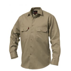 KingGee K04010 Open Front Drill Shirt L/S