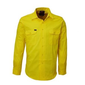 Ritemate RM1000 Mens Open Front L/S Shirt