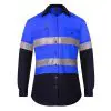 Ritemate RM208V2R Ladies Two Tone Vented Lightweight Open Front