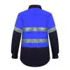 Ritemate RM208V2R Ladies Two Tone Vented Lightweight Open Front - Image 2