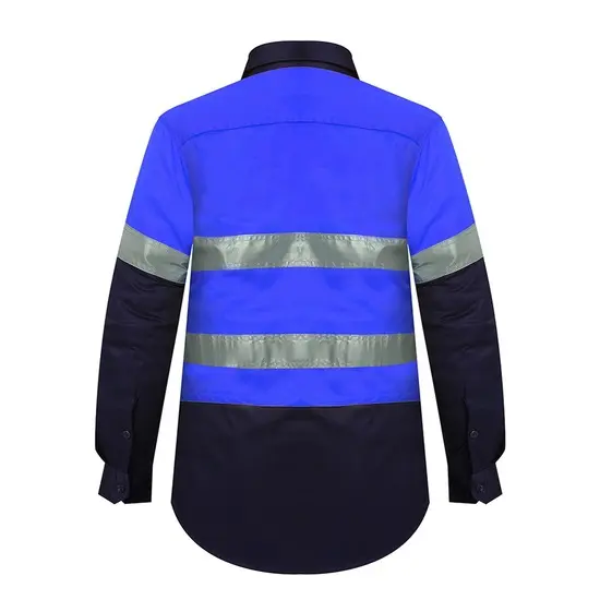 Ritemate RM208V2R Ladies Two Tone Vented Lightweight Open Front - Image 2
