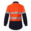 Ritemate RM208V2R Ladies Two Tone Vented Lightweight Open Front - Image 4