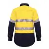 Ritemate RM208V2R Ladies Two Tone Vented Lightweight Open Front - Image 6