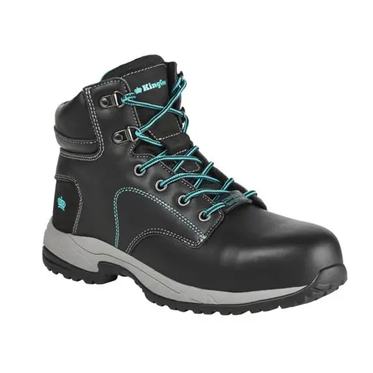KingGee K27360 Tradie Ladies Black Side Zip Composite Safety Boot - Image 2