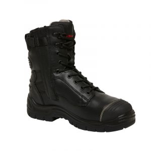 KingGee K27850 Phoenix Leather Met Black Safety Boot