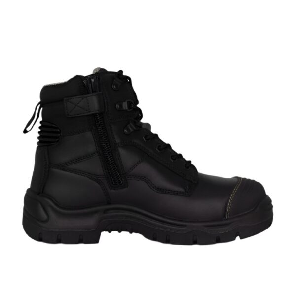 KingGee K27890 Phoenix 6Z 150mm Side Zip Black Safety Boots
