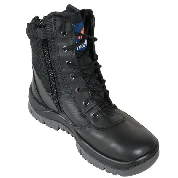 Mongrel 951020 Black Non Safety High Leg ZipSider Boot - Image 3