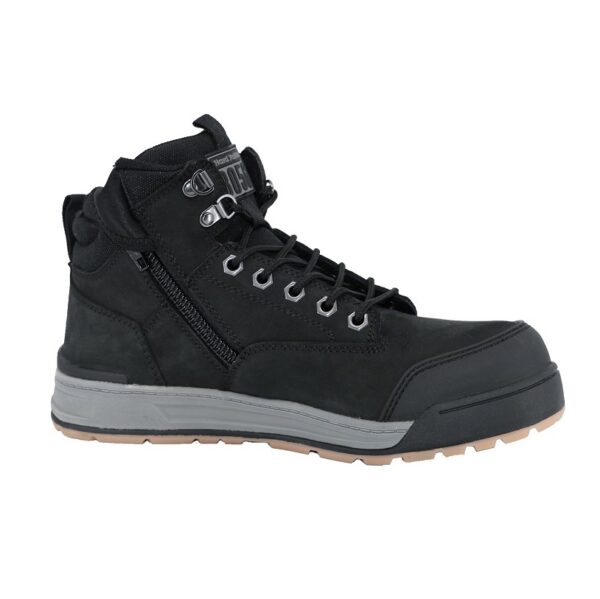 Hard Yakka Y60201 3056 Zip Side 5" Safety Boot Black