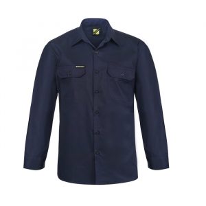Workcraft WS4011 Lightweight L/S Vented Cotton Drill Shirt