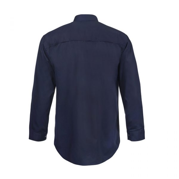 Workcraft WS4011 Lightweight L/S Vented Cotton Drill Shirt - Image 2