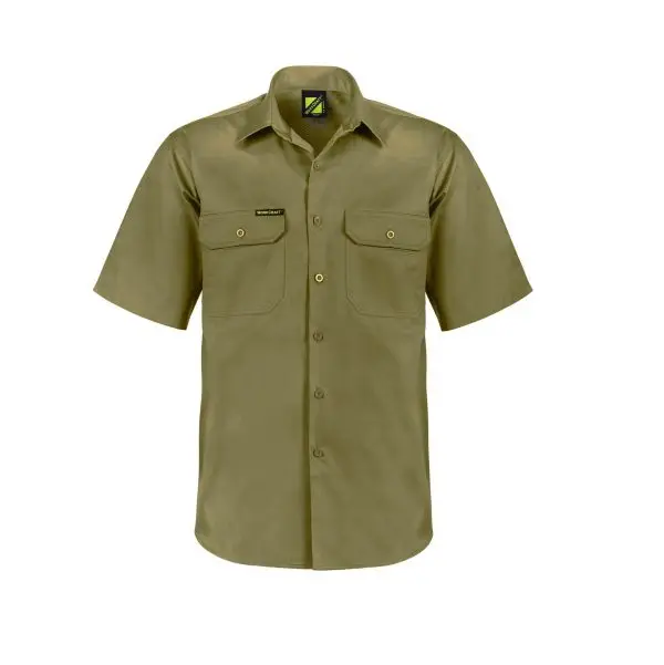 Workcraft WS4012 Lightweight Short Sleeve Vented Cotton Drill Shirt
