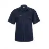 Workcraft WS4012 Lightweight Short Sleeve Vented Cotton Drill Shirt - Image 3