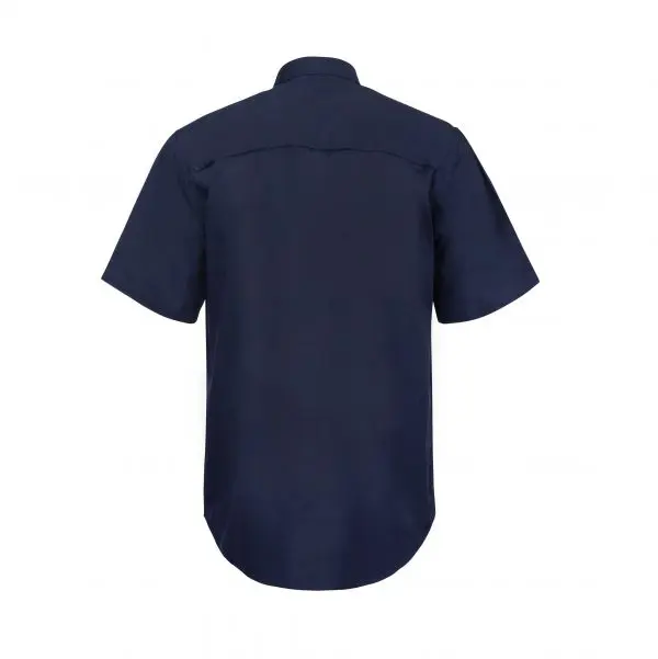 Workcraft WS4012 Lightweight Short Sleeve Vented Cotton Drill Shirt - Image 4