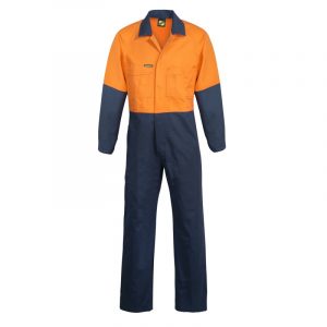 Workcraft WC3059 Hi Vis Two Tone Poly/Cotton Coveralls