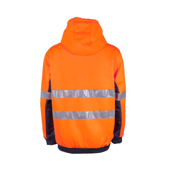Workcraft WT8011 Peak High-Vis Hoodie with CSR Tape - Image 2