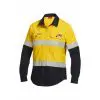 KingGee Y04050 Womens Shieldtec FR Hi Vis Shirt - Image 2