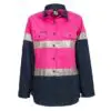 Workcraft WSL503 Ladies HiVis 2 Tone Shirt REF