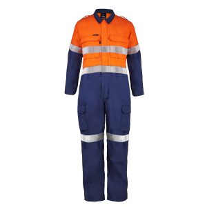 Flamebuster FCT005 Torrent HRC2 Hi Vis Two Tone Coverall FR Reflective Tape