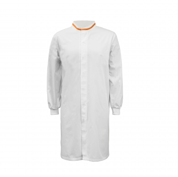 Workcraft WJ3199 Food Industry Long Length Dustcoat with Mandarin Collar- L/S - Image 5