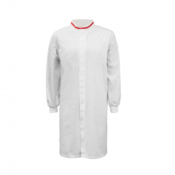 Workcraft WJ3199 Food Industry Long Length Dustcoat with Mandarin Collar- L/S - Image 7