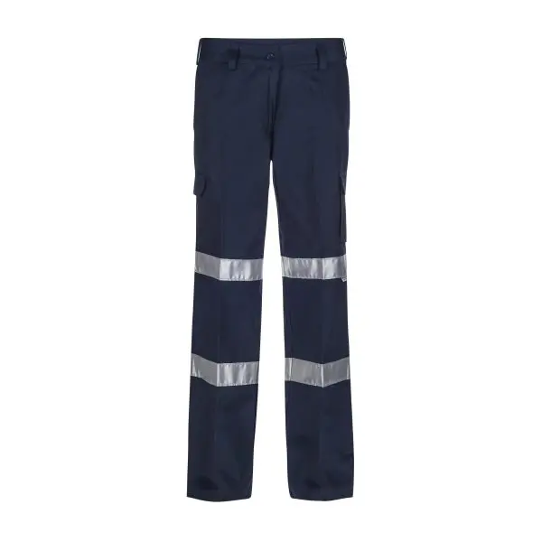 Workcraft WPL075 Ladies Cargo HiVis Pants