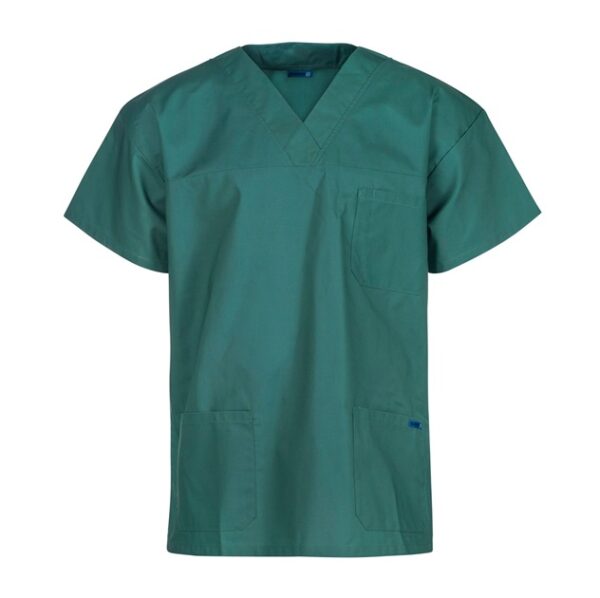 Medi8 M88000 Unisex Scrub Top with Pockets - Image 4