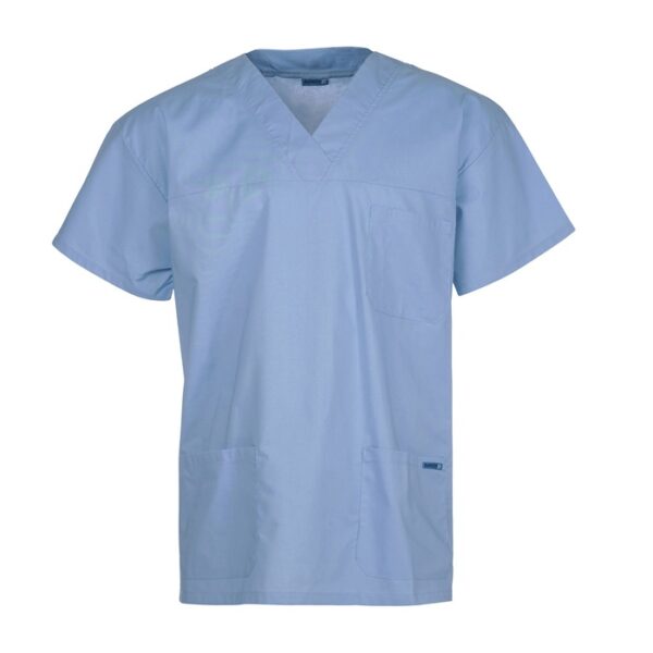 Medi8 M88000 Unisex Scrub Top with Pockets - Image 5