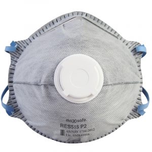 Maxisafe RES515 P2CV Conical Respirator with Active Carbon Box of 10