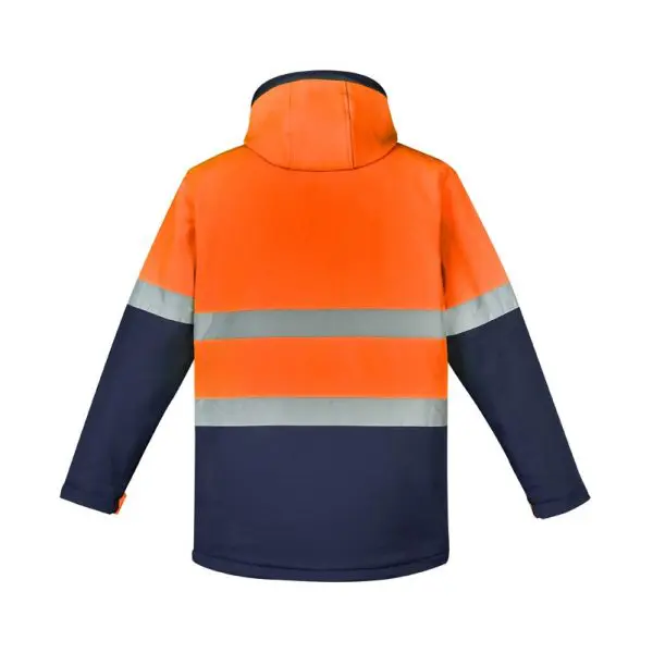 Syzmik ZJ553 Unisex HiVis Antarctic Softshell Taped Jacket - Image 5