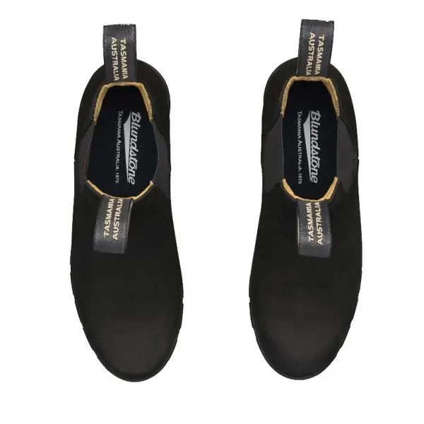 Blundstone 1960 Womens Series Heeled Boots Black Nubuck - Image 4