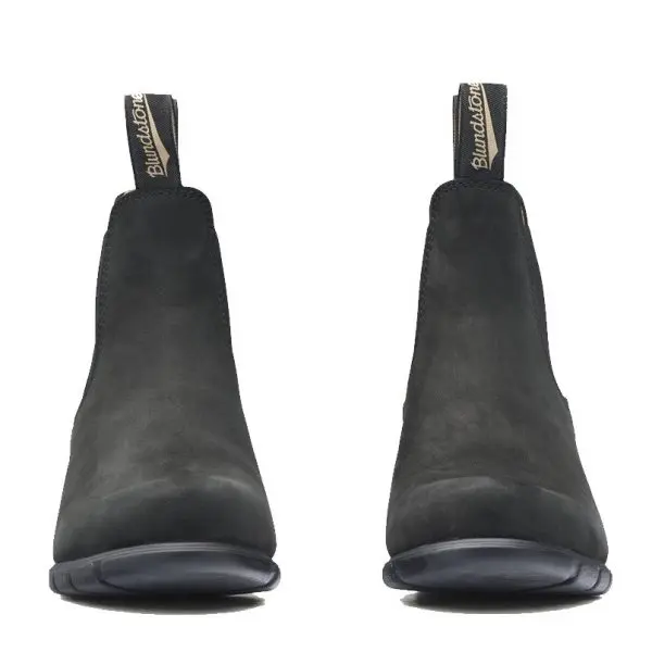 Blundstone 1960 Womens Series Heeled Boots Black Nubuck - Image 5
