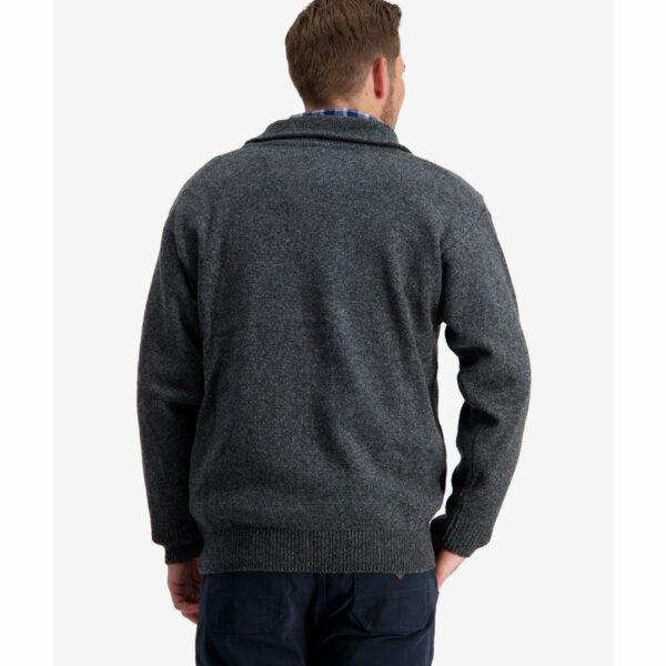 Swanndri SSD2446D Men's Mariner Wool Zip Neck Sweater - Image 5