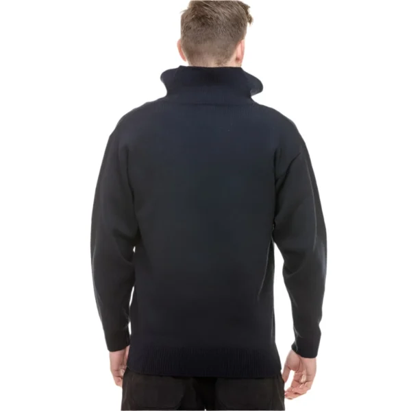 Swanndri SSD2446D Men's Mariner Wool Zip Neck Sweater - Image 9