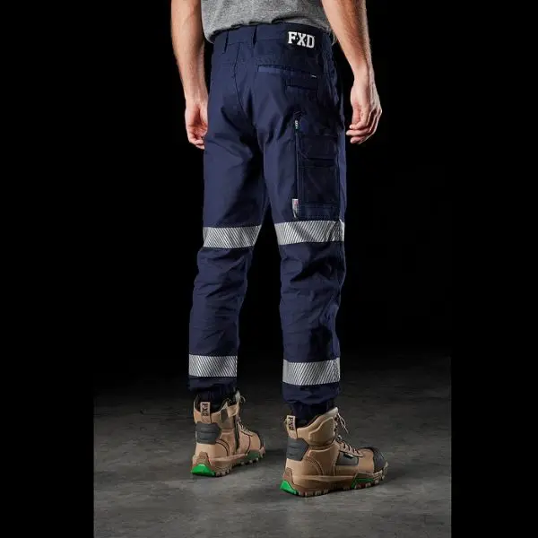 FXD WP.4T REFLECTIVE STRETCH CUFFED WORK PANTS ARE AS/NZS 1906.4-2010  RETROFLECTIVE MATERIAL COMPLIANT AND FEATURE 3M SCOTCHLITE™ BIOMO