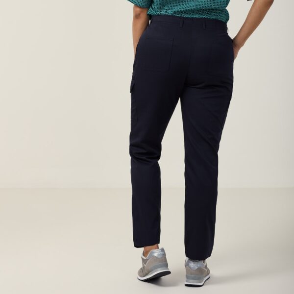 NNT CAT3T7 P/V Gaberdine Flex Waist Slim Leg Womens Cargo Pants - Image 4